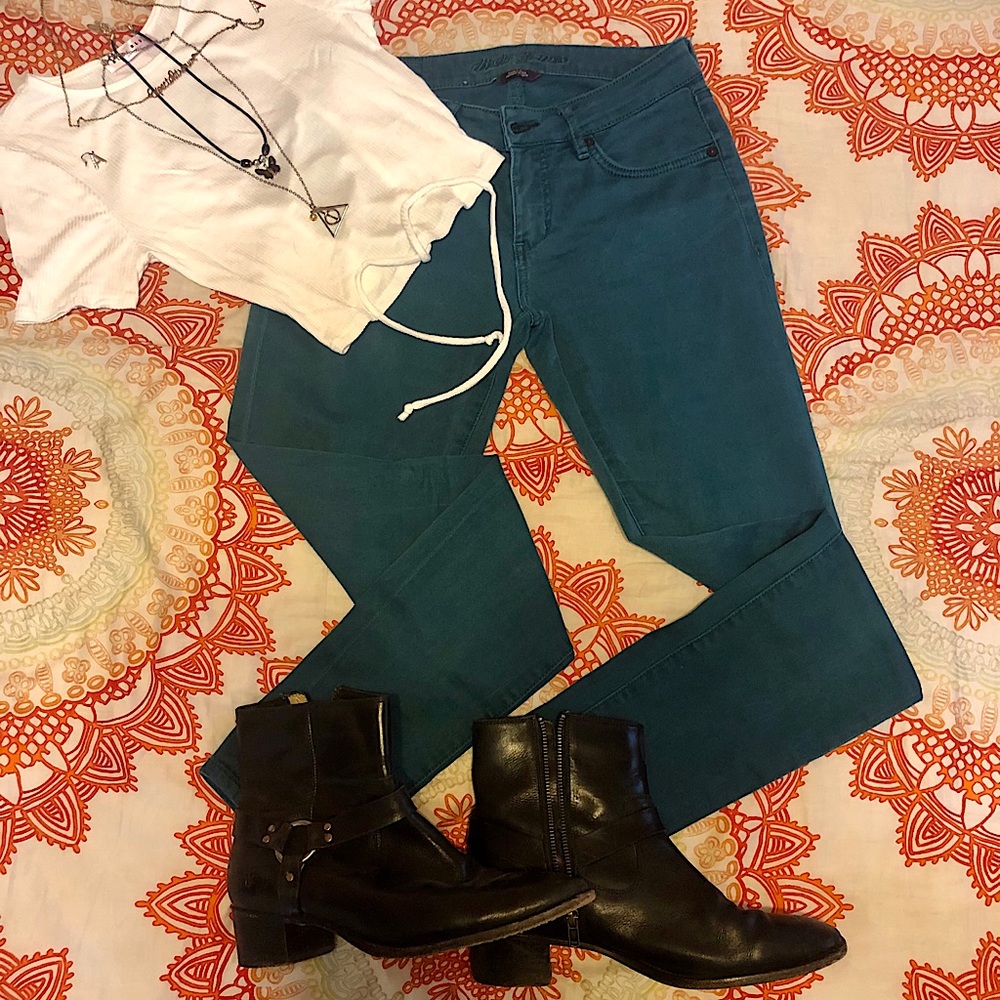 Teal Skinny Jeans